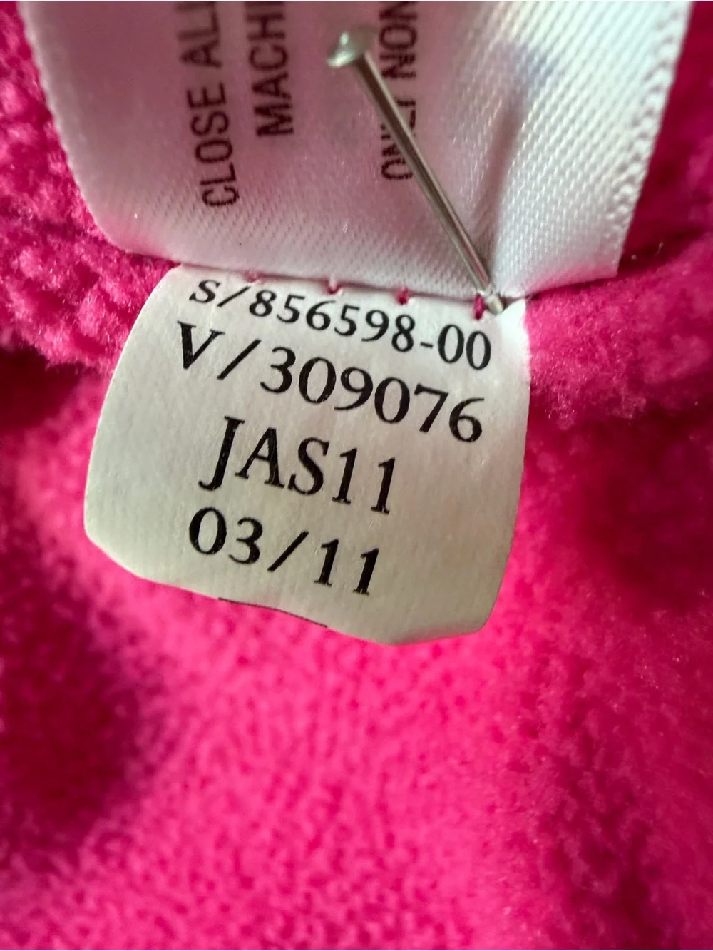 Old Navy Frost Free Girls XL / 14 Hot Pink Full Zip Puffer Vest